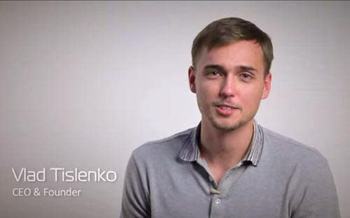 Vlad Tislenko in Kickstarter promotional video