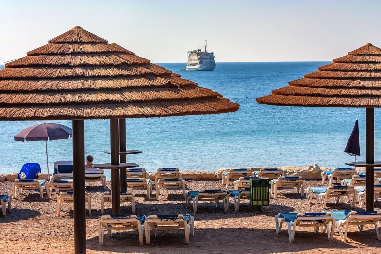 La playa de Eliat, en Israel