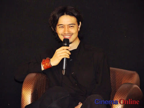 The actor-turned-director was at the 14th Japanese Film Festival at Pavilion KL yesterday