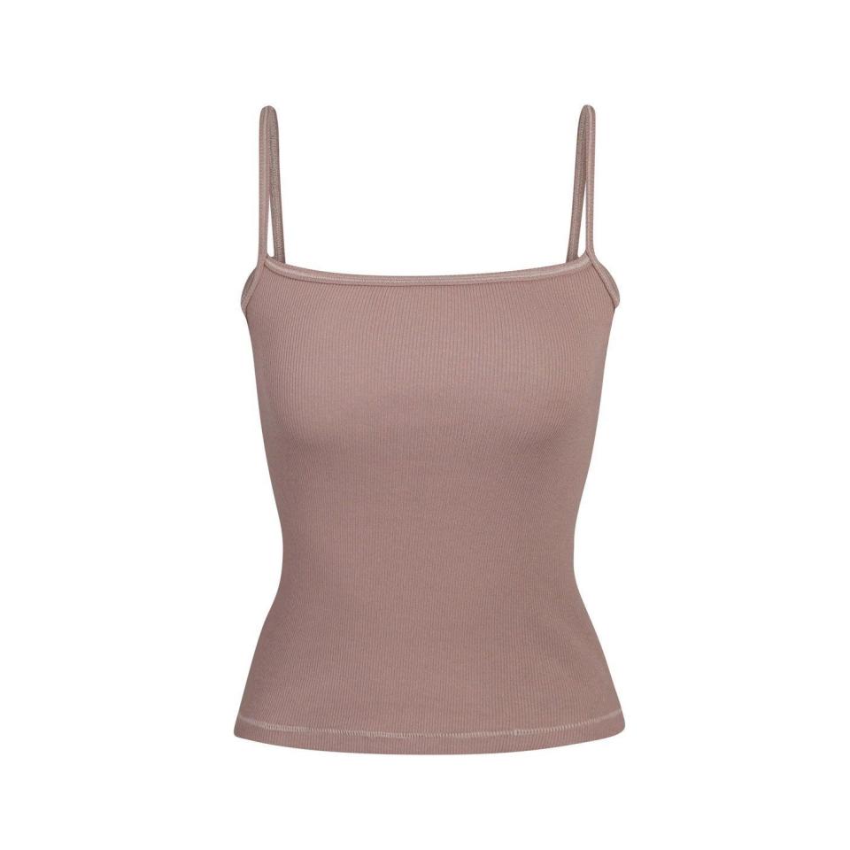 6) Cotton Rib Cami