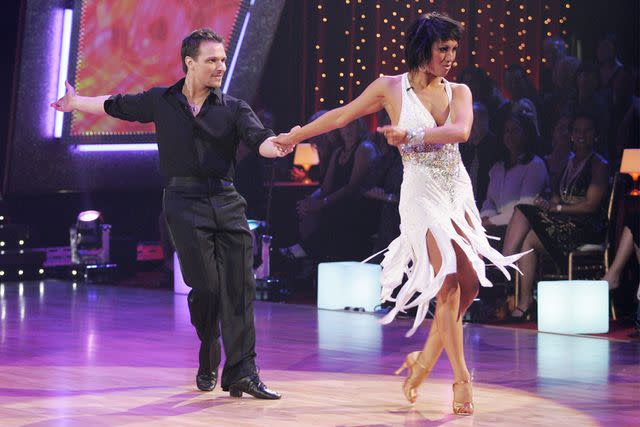 Adam Larkey/Disney/Getty Cheryl Burke and partner Drew Lachey on 'Dancing with the Stars'