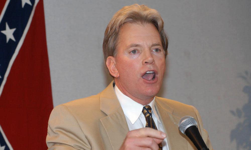 David Duke, the former Imperial Wizard of the Ku Klux Klan and a holocaust denier.