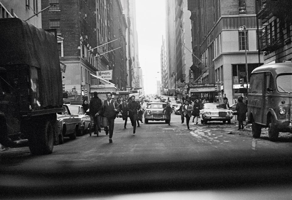 Beatles fans in New York, February 1964.