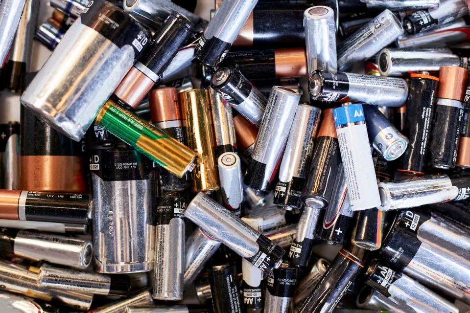 Billions of disposable batteries are thrown away every year (Getty Images)