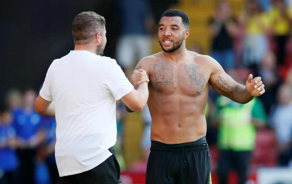 Troy Deeney has scored twice during Watford’s stunning start to the season