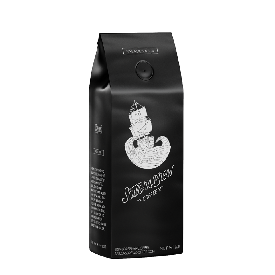 <p><a href="https://www.sailorsbrewcoffee.com/products/north-star-ethiopian-yirgacheffe" rel="nofollow noopener" target="_blank" data-ylk="slk:Shop Now;elm:context_link;itc:0;sec:content-canvas" class="link ">Shop Now</a></p><p>North Star Roast</p><p>sailorsbrewcoffee.com</p><p>$25.00</p>