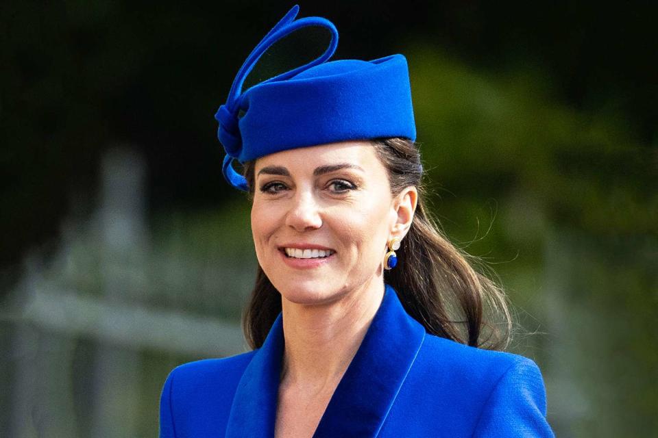 <p>Samir Hussein/WireImage</p> Kate Middleton in April 2023