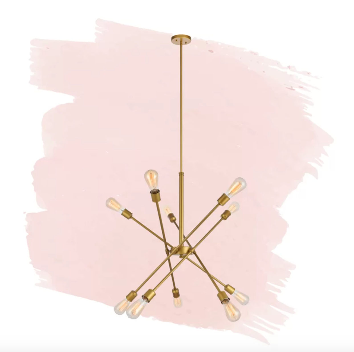 Waycross 10 - Light Unique Modern Linear Chandelier