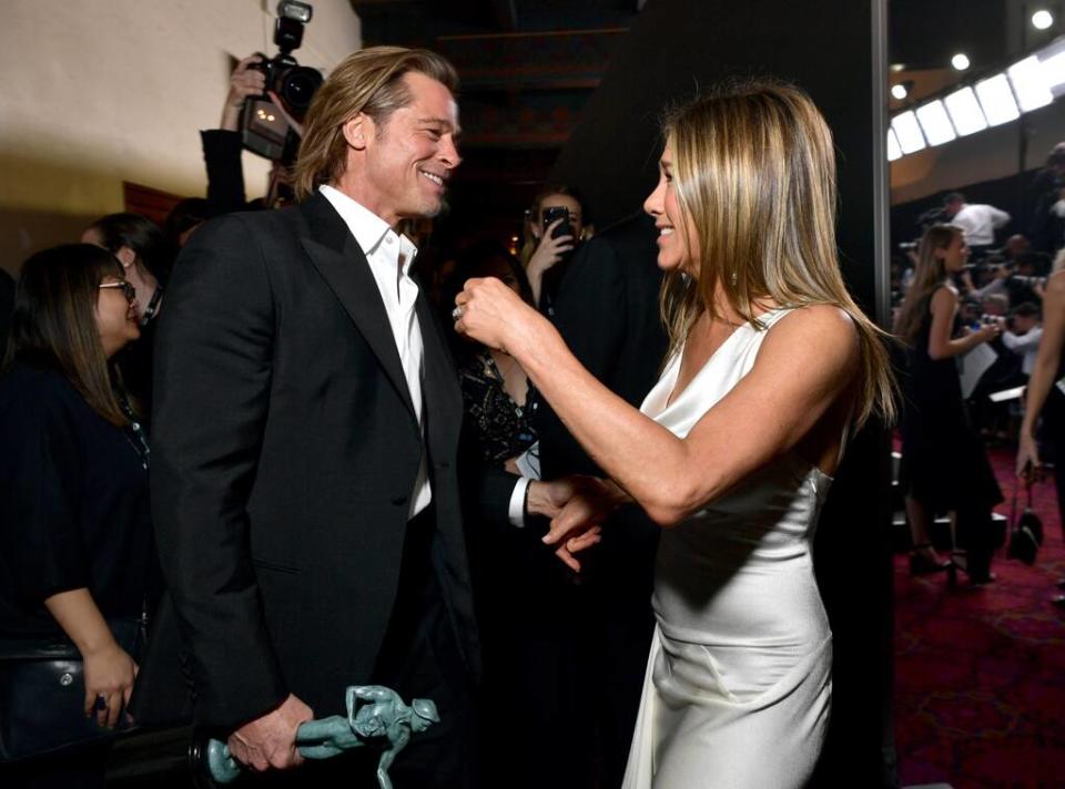 Jennifer Aniston, Brad Pitt, 2020 Screen Actors Guild Awards, SAG Awards, Candids