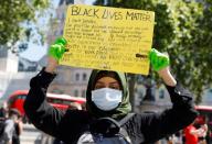 Protest against the death of George Floyd, in London