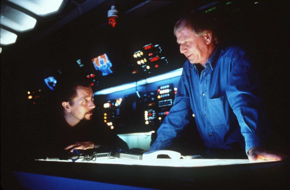 On the set of Air Force One with Gary Oldman - Getty Images