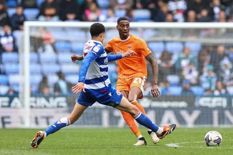 Marvin Ekpiteta in action for Blackpool -Credit:Lee Parker - CameraSport via Getty Images