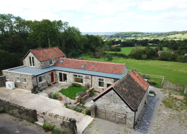 <p>Taking the seventh spot is this gorgeous 18th century barn, situated in the glorious Gloucestershire <a href="https://www.housebeautiful.com/uk/lifestyle/property/a35935761/affordable-rural-places-buy-home-uk/" rel="nofollow noopener" target="_blank" data-ylk="slk:countryside;elm:context_link;itc:0;sec:content-canvas" class="link ">countryside</a>. Not only will guests get the whole barn to themselves, but they'll also be able to enjoy the wonderful open-plan living space, spectacular views over the Severn Vale, and dreamy outdoor terrace. </p><p><a class="link " href="https://airbnb.pvxt.net/GjmzrE" rel="nofollow noopener" target="_blank" data-ylk="slk:BOOK NOW;elm:context_link;itc:0;sec:content-canvas">BOOK NOW</a></p>