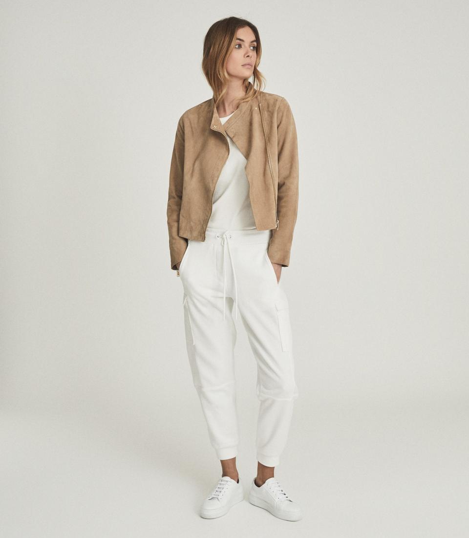 Madeline Suede Biker Jacket. Was $800, now $443