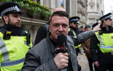 Tommy Robinson - Credit: Barcroft Media 