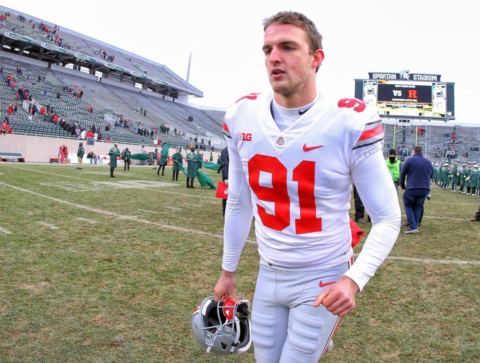 Drue Chrisman was one of the best punters in the country while at Ohio State University.