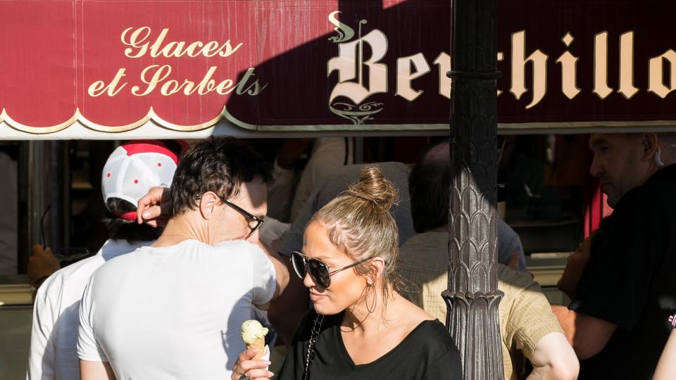 Jennifer Lopez and Alex Rodriguez  Sighting In Paris -  June 18, 2017