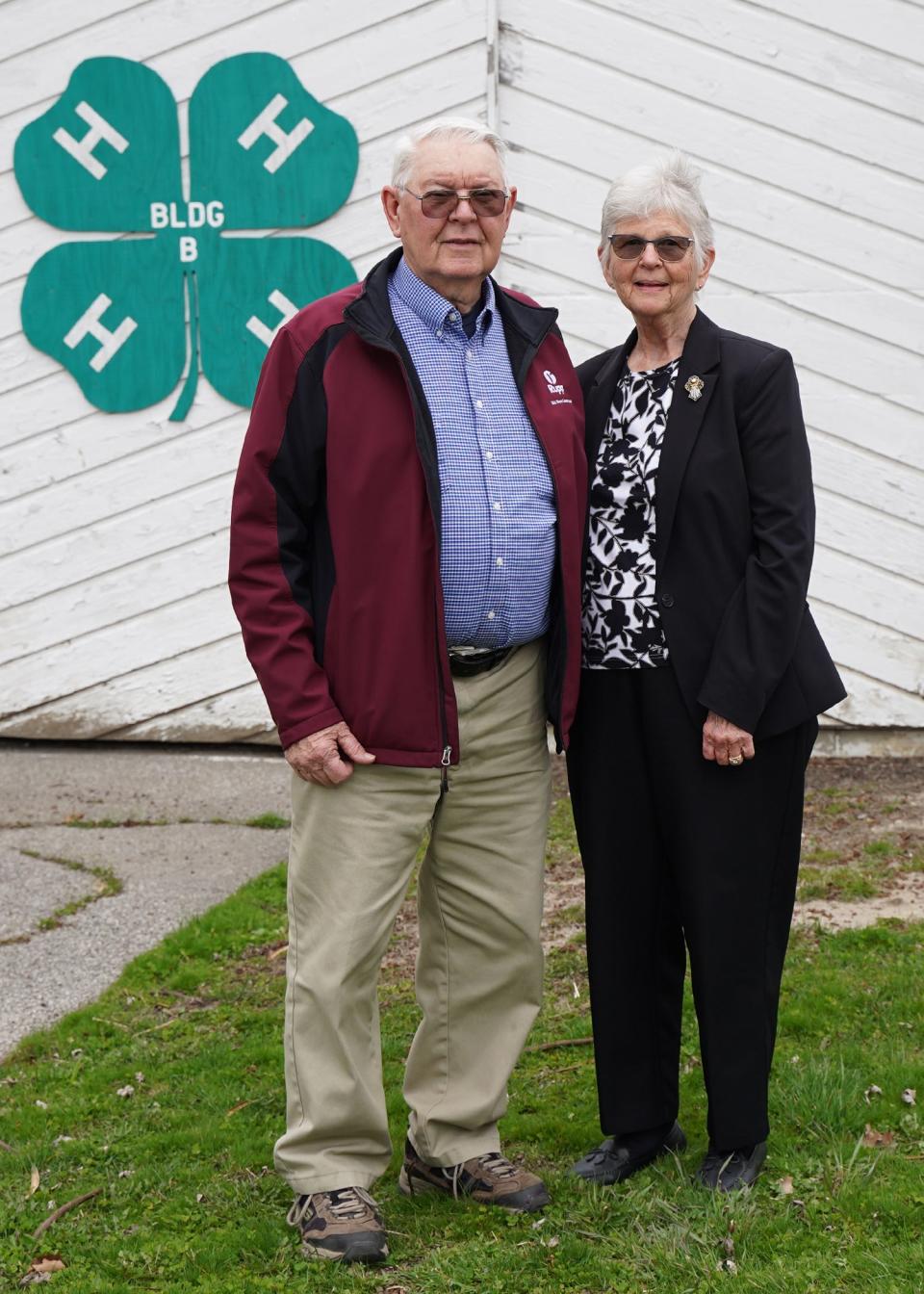 Larry and Joan Gould have known each other since they were 10 years old from 4-H circles. Both of their families were heavily involved in 4-H. It was not until the two volunteered as chaperones for a 4-H youth trip that they began dating. Larry Gould was also a county commissioner for more than 30 years.