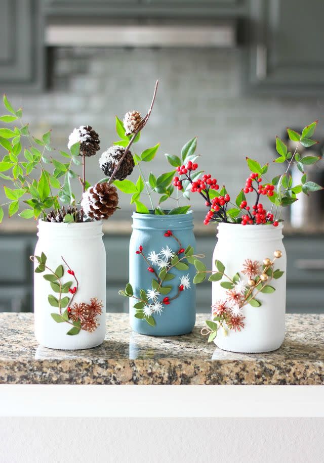 Mason Jar Vases