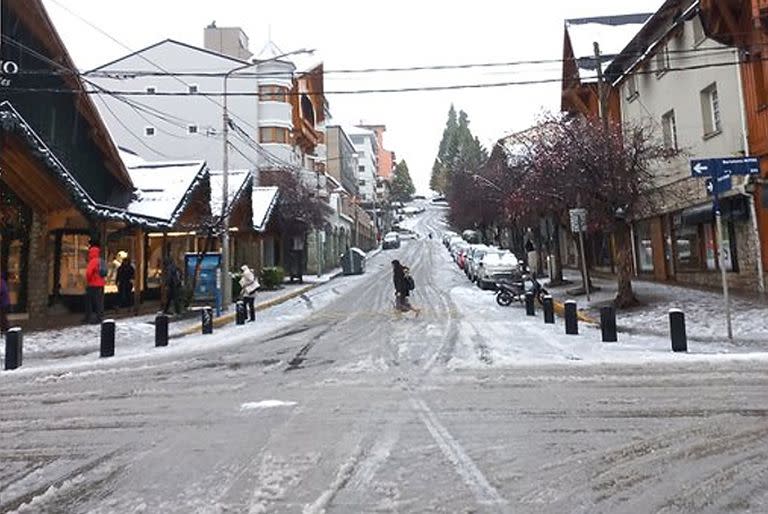 Intensa nevada en Bariloche