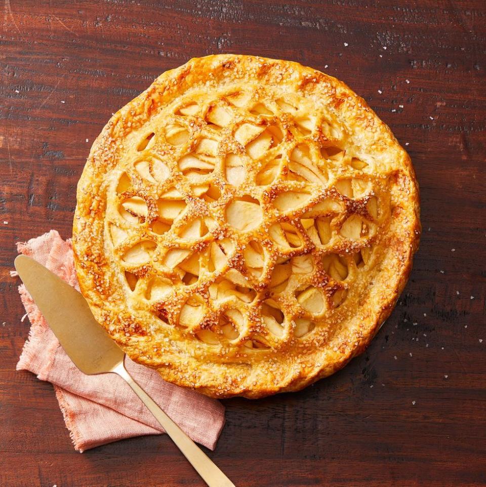 Apple Pie With Stenciled Crust