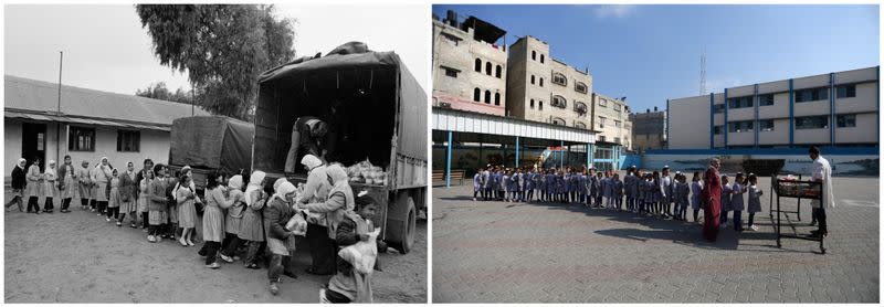 The Wider Image: Side by side, glimpses of Palestinian refugee camps then and now