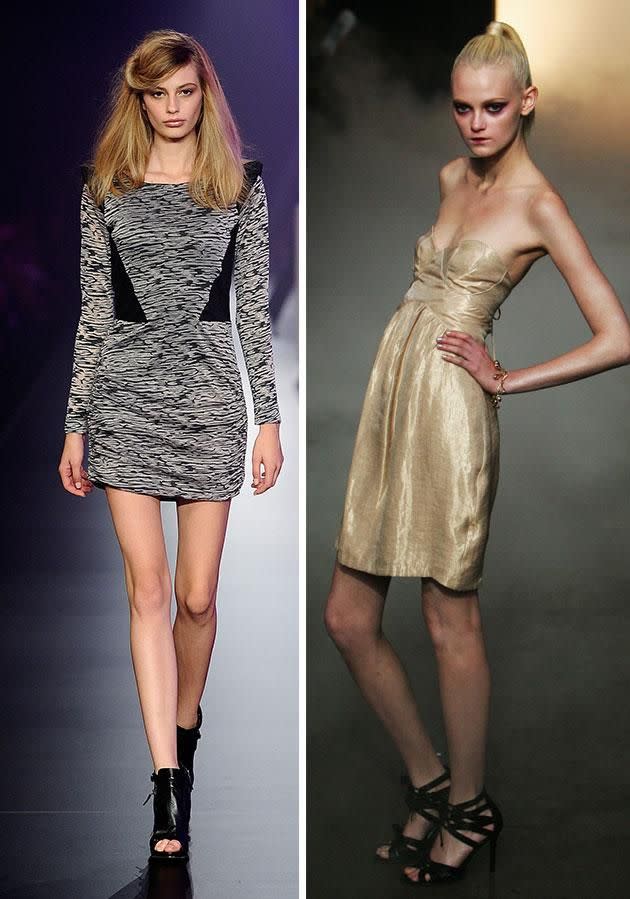 The modelling industry is constantly being criticised for glorifying extremely thin bodies. Photo: Getty