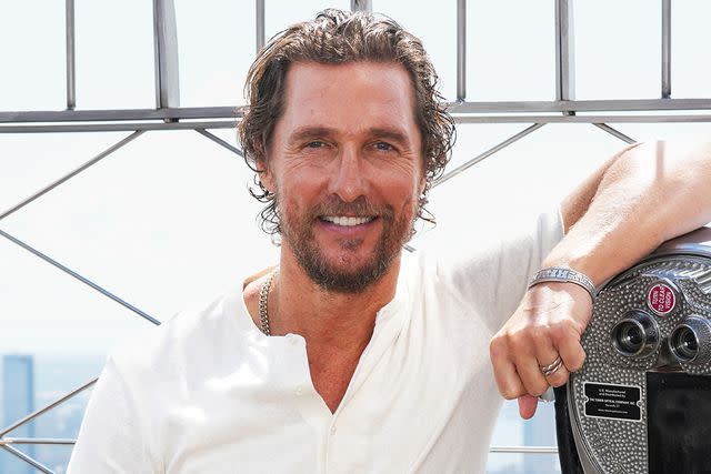 <p>John Nacion/Getty</p> Matthew McConaughey