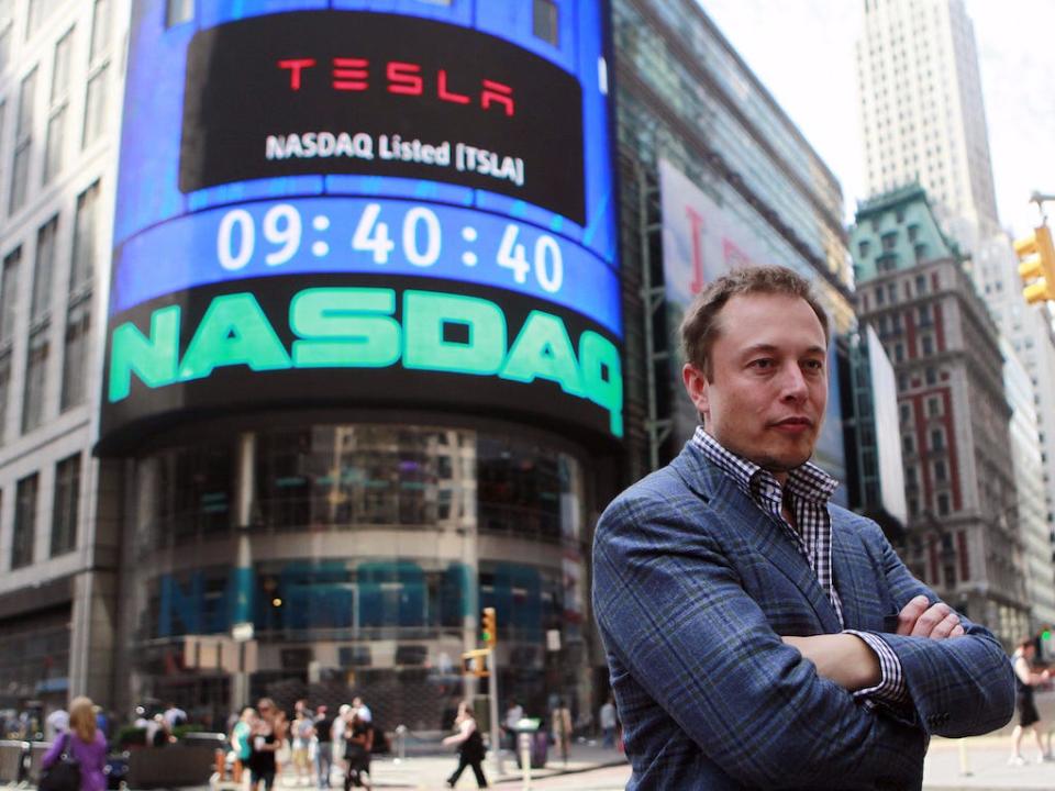 Elon Musk Nasdaq Tesla
