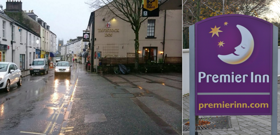 <em>Tavistock has successfully blocked plans for a Premier Inn to be built in the town (SWNS)</em>