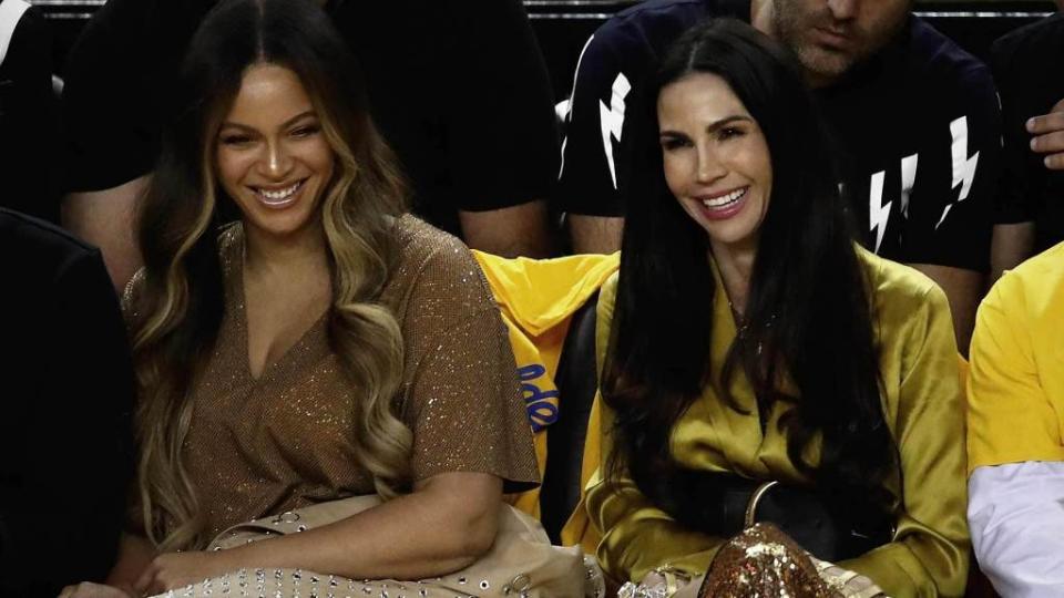 <p>Nicole Curran, the wife of Golden State Warriors owner Joe Lacob, says she was forced to delete her Instagram page after getting death threats from crazed Beyoncé fans. Curran made news on Wednesday night when fans perceived an interaction between her, Bey and Jay-Z as something negative. As a result, Curran says she was harassed […]</p> <p>The post <a rel="nofollow noopener" href="https://theblast.com/beyonce-nicole-curran-death-threats/" target="_blank" data-ylk="slk:Wife of Golden State Warriors Owner Says She Got Death Threats Over Beyoncé Encounter;elm:context_link;itc:0;sec:content-canvas" class="link ">Wife of Golden State Warriors Owner Says She Got Death Threats Over Beyoncé Encounter</a> appeared first on <a rel="nofollow noopener" href="https://theblast.com" target="_blank" data-ylk="slk:The Blast;elm:context_link;itc:0;sec:content-canvas" class="link ">The Blast</a>.</p>