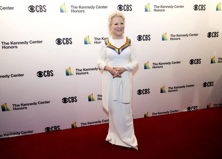 /Bette Midler, en la alfombra roja en la gala de honor de la 44a edición del Kennedy Center Honors Kevin Wolf