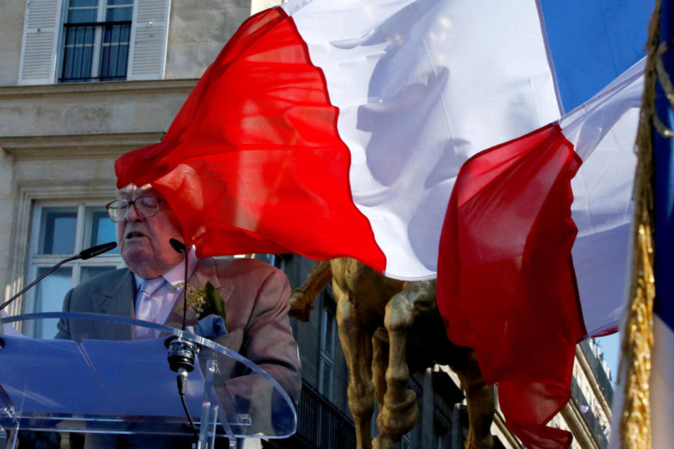 Flag covered speech