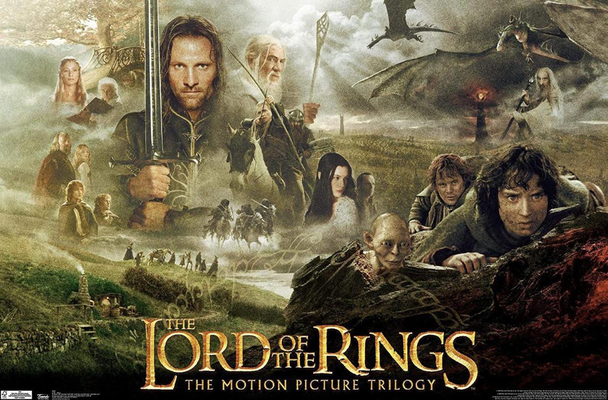 International Lord of The Rings Trilogy Wall Poster