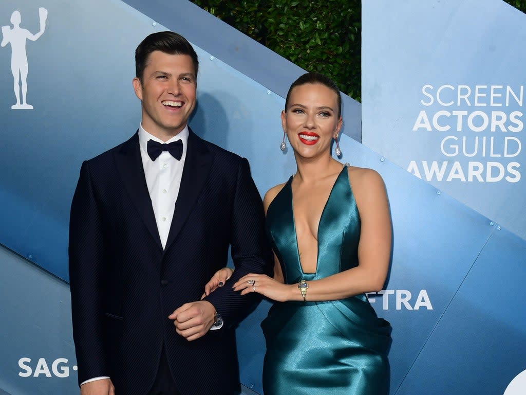 Colin Jost reveals family’s reaction to baby name (AFP via Getty Images)