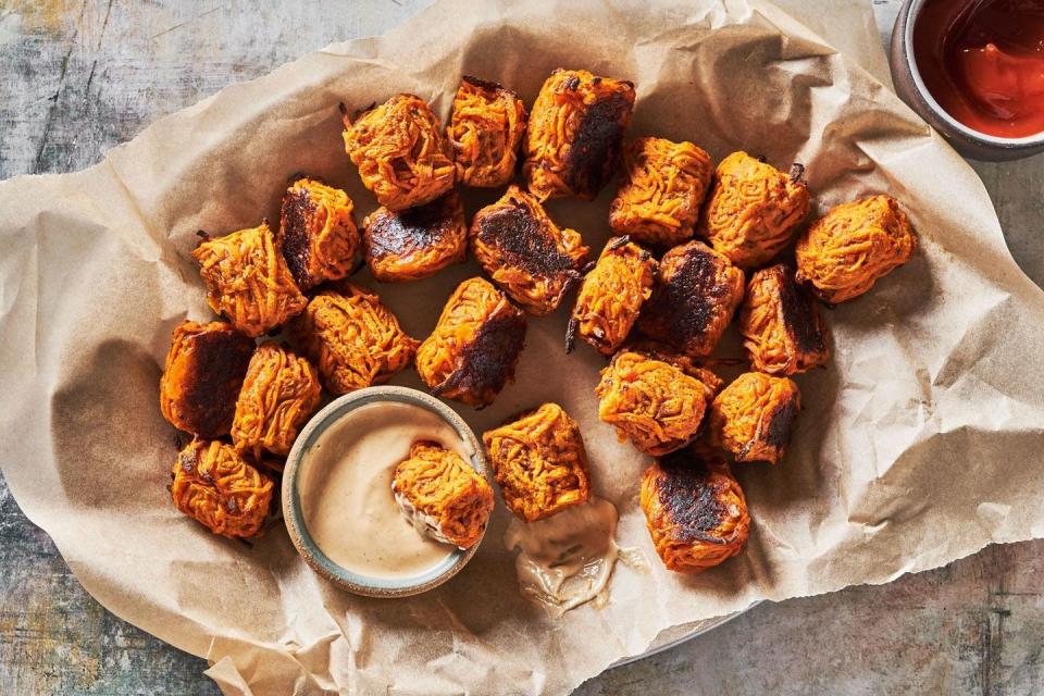 Sweet Potato Tots with Cajun Sauce