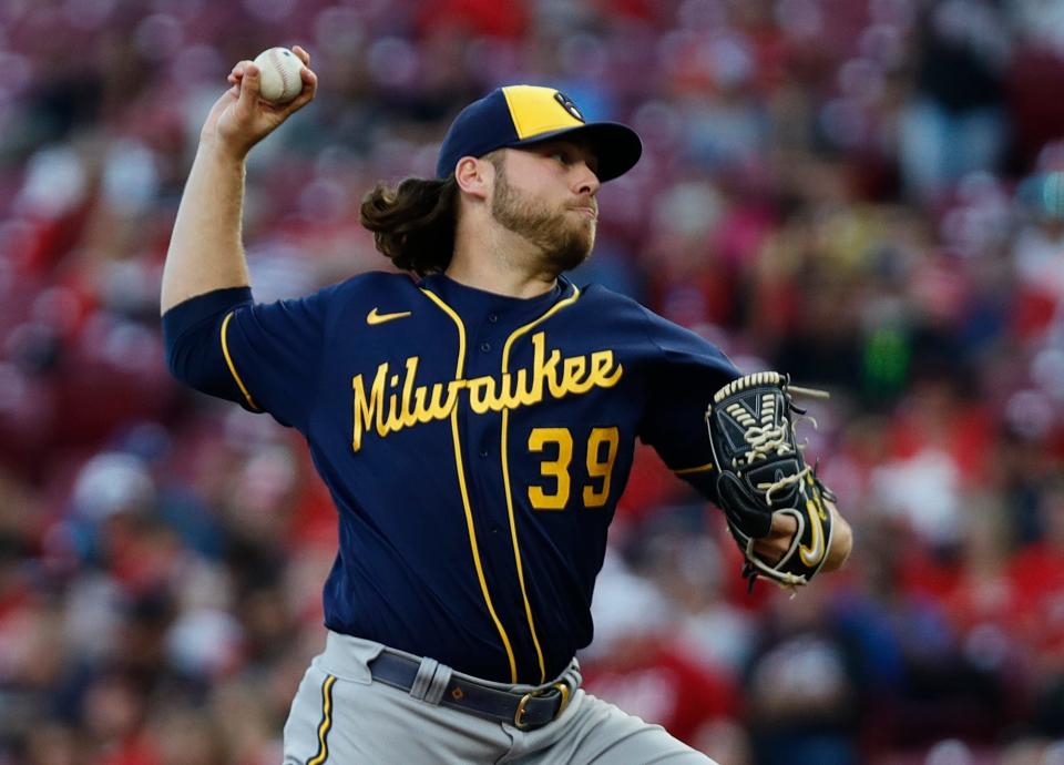 Corbin Burnes led the National League with 243 strikeouts in 2022.