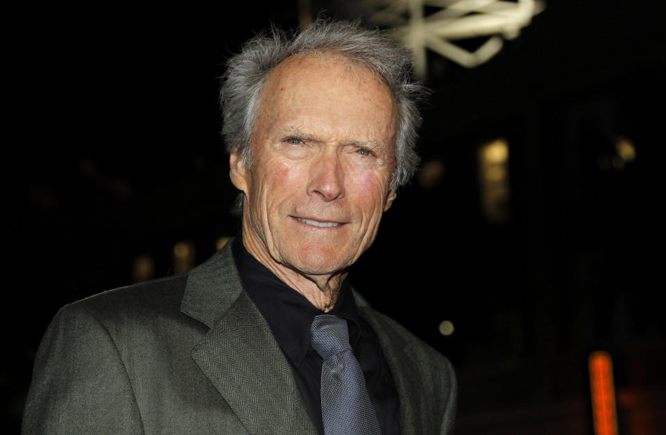 Director Clint Eastwood arrives at the premiere of "J. Edgar" during the Opening Night Gala of AFI FEST 2011 in Los Angeles, Thursday, Nov. 3, 2011.  "J. Edgar" opens in theaters Nov. 9, 2011.  (AP Photo/Matt Sayles)