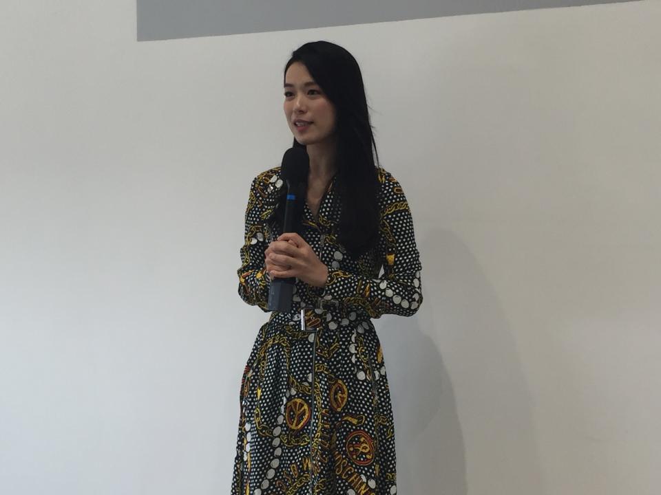 Actress Rebecca Lim at press conference for the President’s Star Charity Show on 25 September. (PHOTO: Abdul Rahman Azhari/Yahoo Lifestyle Singapore)