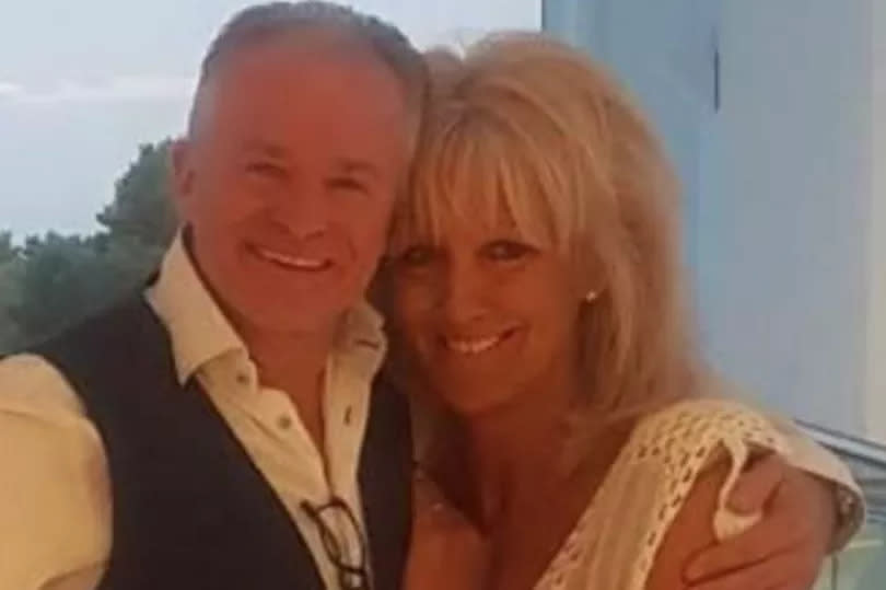 Comedian Bobby Davro and long-term girlfriend Vicky Wright