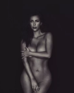 <p>Cette photo avait fait le tour de la planète : Kim Kardashian entièrement nue, cachant timidement ses parties du corps les plus intimes.</p>