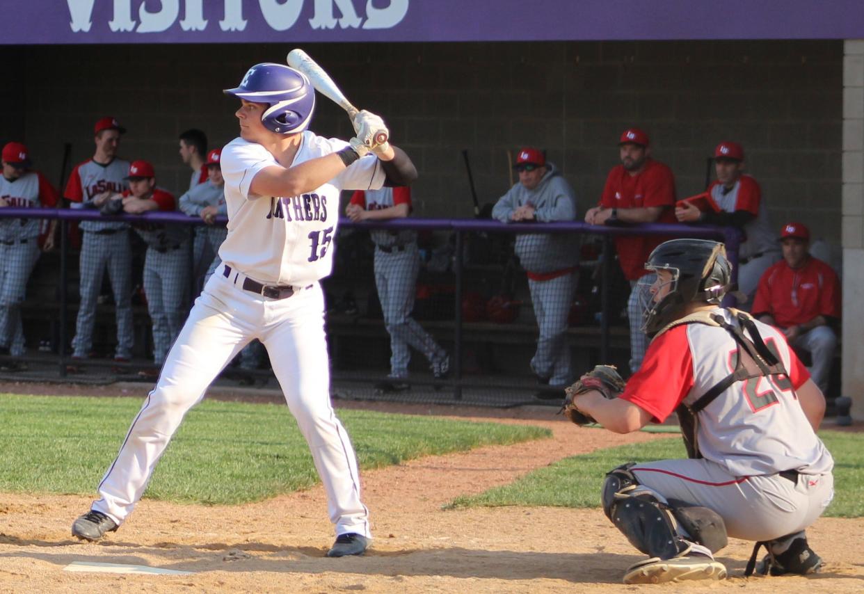 Cincinnati Steam All-Star Tommy Thamann in an Elder uniform.