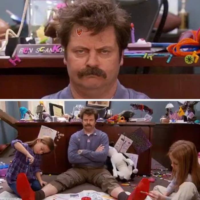 Nick Offerman in "Parks & Rec"