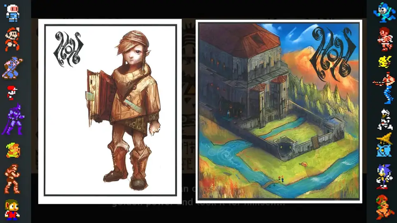 A screenshot from DidYouKnowGaming's Heroes of Hyrule video shows a sample illustration. 