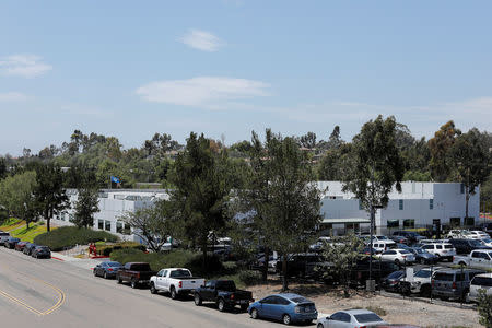 A Customs and Border Protection facility is shown in Chula Vista, California, U.S. in this picture taken July 17, 2018. REUTERS/Mike Blake