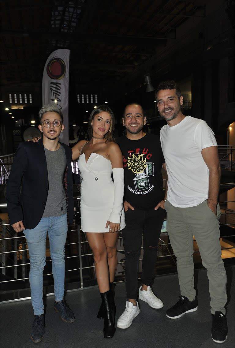 Rodrigo Noya, Agustina Agazzani, Camilo Nicolás y Pedro Alfonso