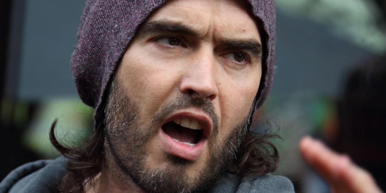 russell brand at opening of venue
