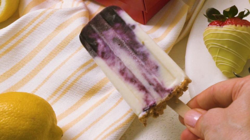 Lemon Blueberry Creamsicles