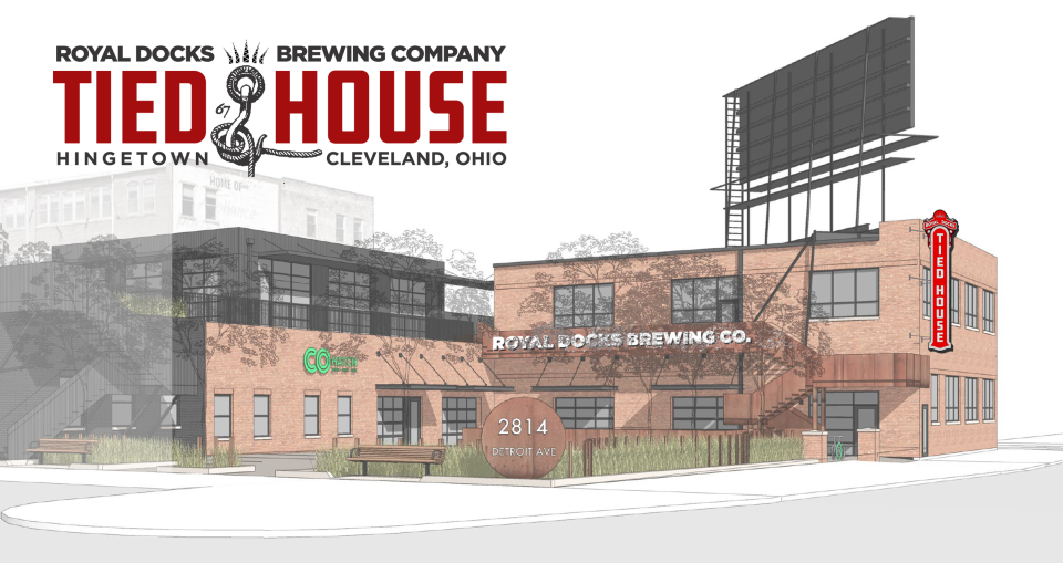 Royal Docks Brewing Co. has announced plans to open the Tied House + Kitchen in Cleveland's Hingetown neighborhood.