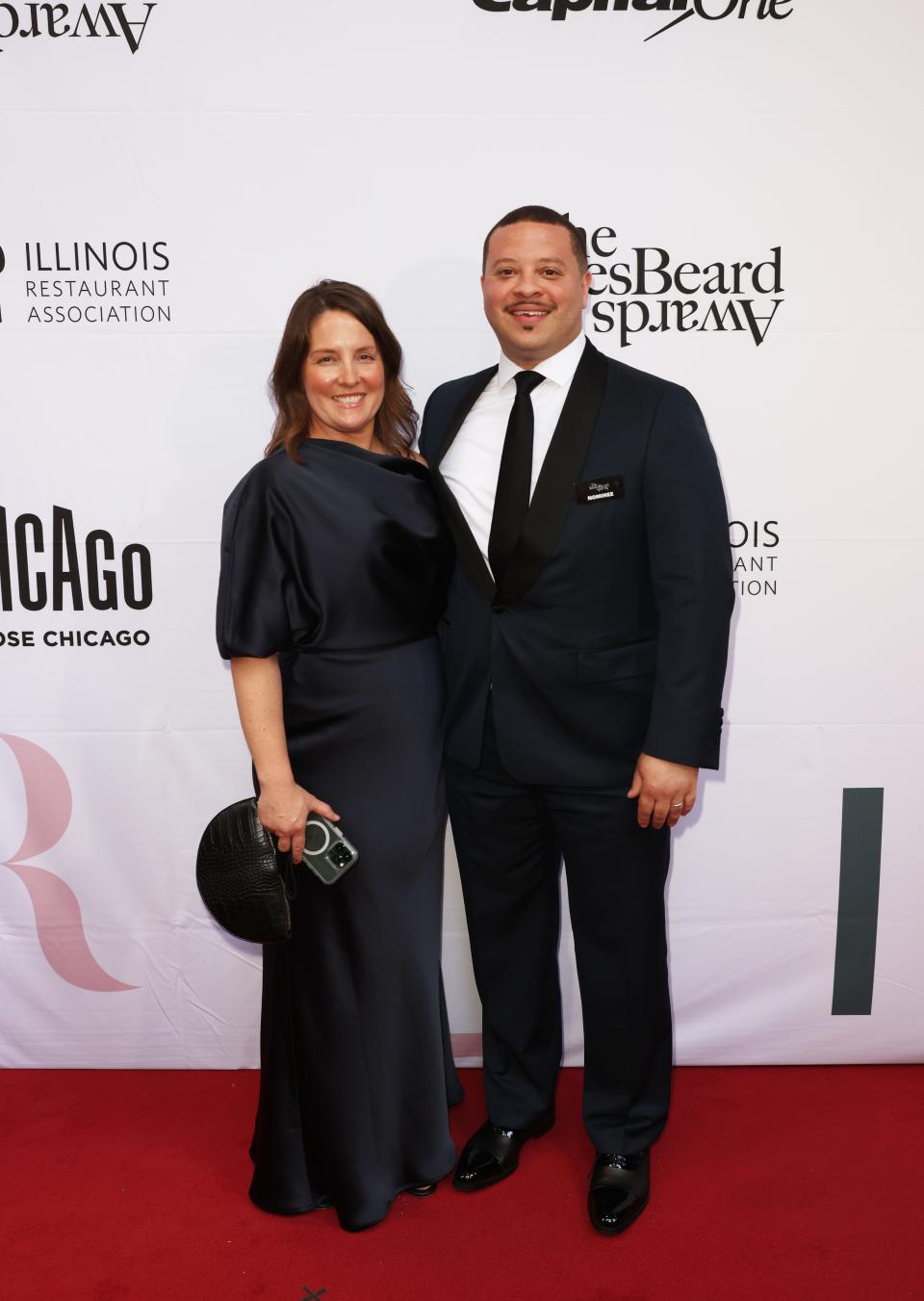 Anna Baldwin and Dane Baldwin attend the 2022 James Beard Restaurant and Chef Awards at Lyric Opera of Chicago.
